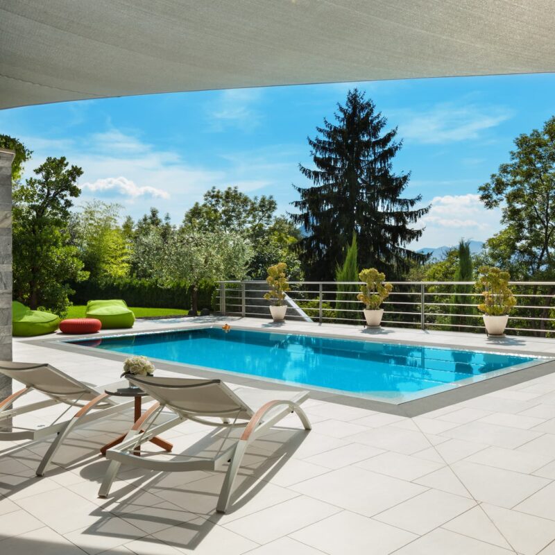 Piscine et terrasse sur plots Rixheim