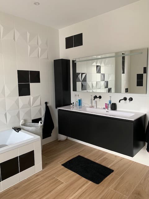 Installation de salle de bain cl&eacute; en main proche de Mulhouse et Belfort Colmar 1