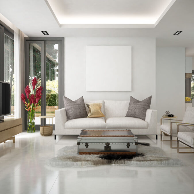 Quels styles d&eacute;co subliment le mieux un carrelage grand format effet marbre ? Rixheim